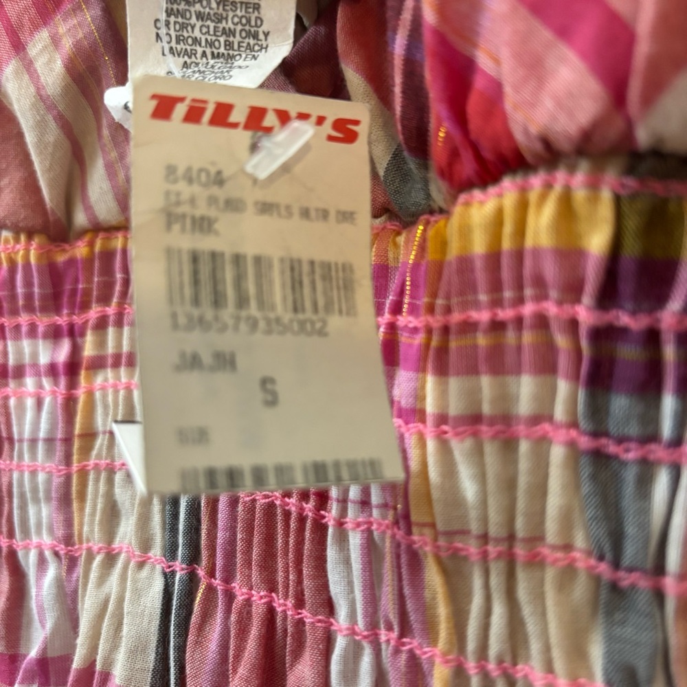 Tilly's Red Plaid Dress, Halter Straps, Mini Dress - Picture 11 of 12